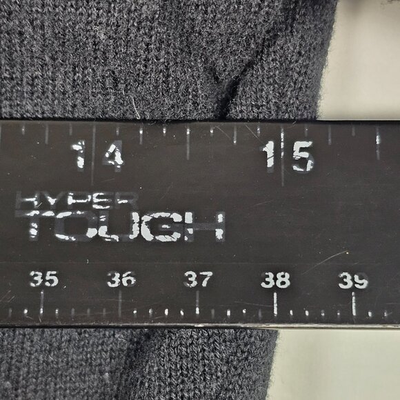 Sourpuss Pink Gothic Skull Womens Medium Long Sleeve Black Cardigan Sweater - Picture 6 of 6